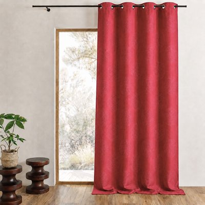 Rideau 80% occultant frappé ronds HOME MAISON