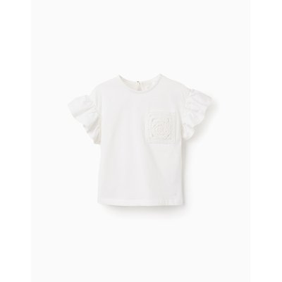 T-shirt 100% coton avec Volants ZIPPY