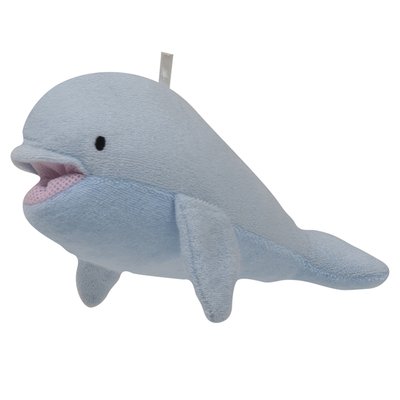Gant de toilette en forme de beluga DOMIVA