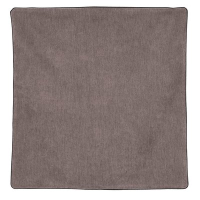 Housse de coussin passepoilée  - Effet velours LINDER
