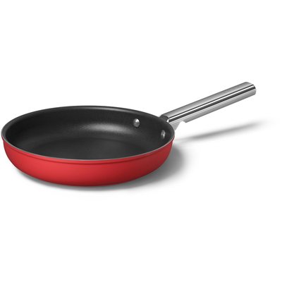 Poêle diam 26 cm tout feux rouge mat SMEG