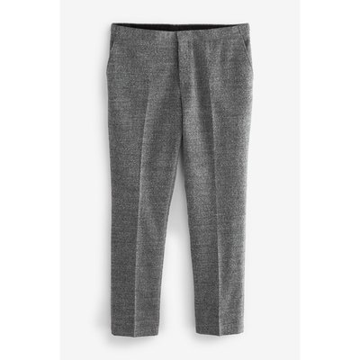 Pantalon de costume slim texturé en maille e NEXT