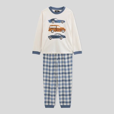 Pyjama manches longues imprimé en jersey coton BIO MONOPRIX