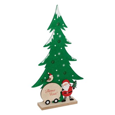 Sapin père noël avec LED en feutre H41cm FEERIC LIGHTS & CHRISTMAS