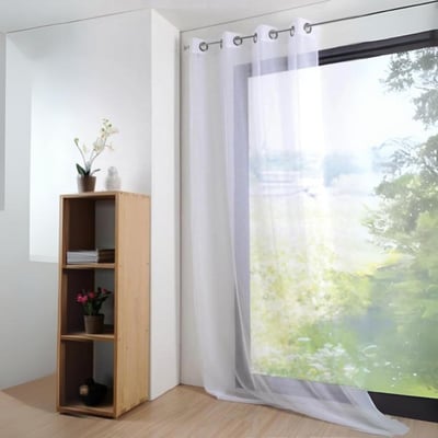 Voilage grande largeur  - Effet lin - QABANE LOVELY CASA