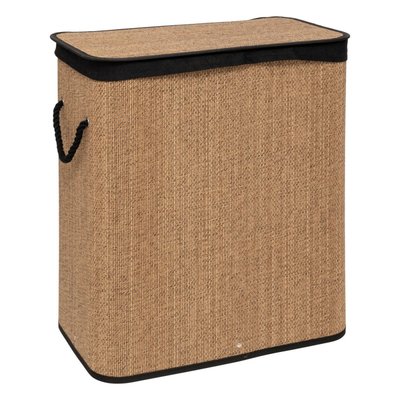 Panier à linge rectangulaire 100L en bambou ATMOSPHERA