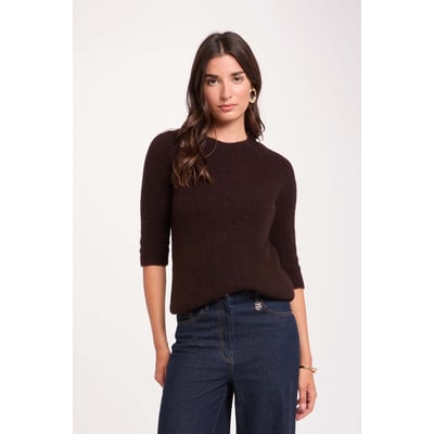 Pull maille duveteuse MORGAN