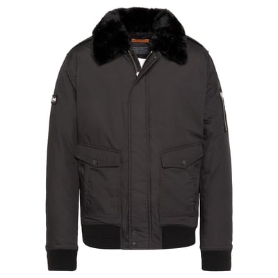 Blouson pilote avec col imitation imitation fourrure amovible SCHOTT