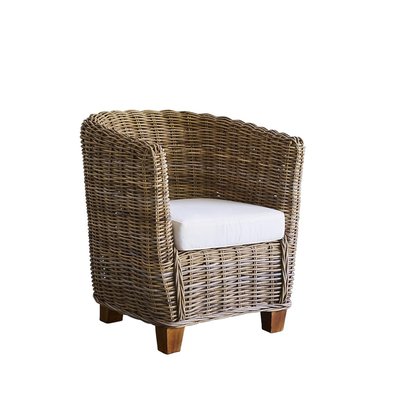 Fauteuil de jardin en kubu arrondi  MUSA BERAH GETAH