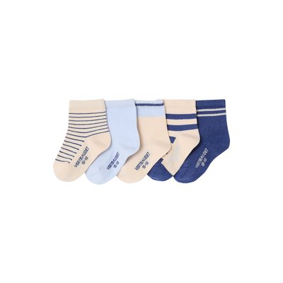 Lot de 5 paires de chaussettes BASICS VERTBAUDET