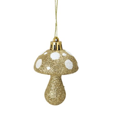 Set de 4 suspensions champignon de noel DOUCEUR D'INTÉRIEUR