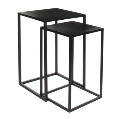 Lot de 2 tables d'appoint GOA MICA DECORATIONS