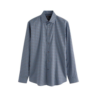 Chemise slim habillée en coton stretch NEXT