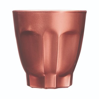 6 tasses en verre 9 cl Terracotta -FLASHY LUMINARC