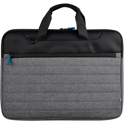 Sacoche 17'' Classic gris/bleu ESSENTIEL B
