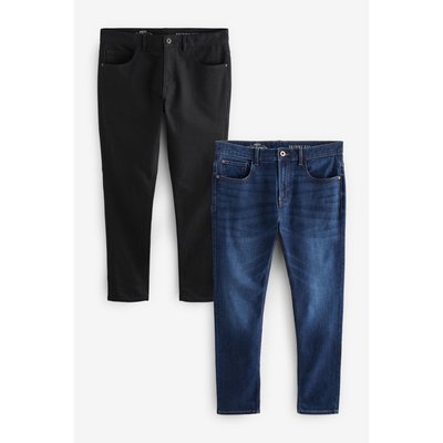 Jean stretch classique, lot de 2 NEXT