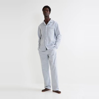 Pyjama à manches longues et pantalon en coton BIO MONOPRIX