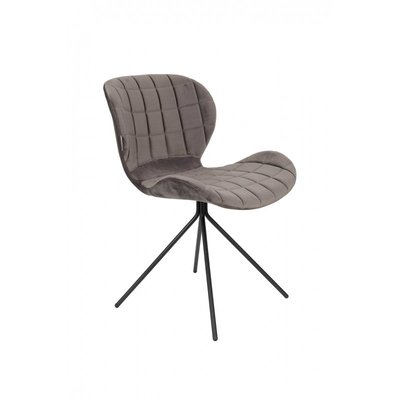 Chaise OMG velours ZUIVER