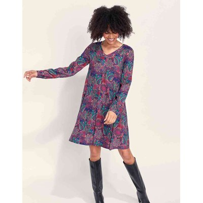 Robe imprimée fluide evasée Ecovero NOZOMI LA FIANCÉE