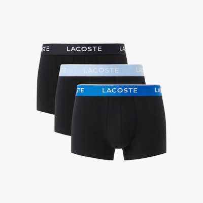 Lot de 3 boxers courts coton LACOSTE