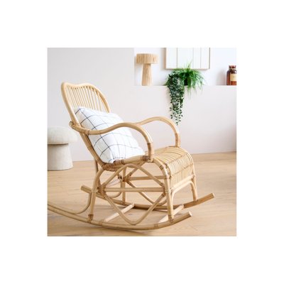 Rocking chair en rotin - CARMELIE HELLIN, DEPUIS 1862