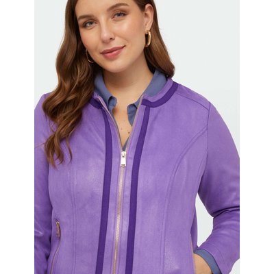 Veste de motard en tissu doux FIORELLA RUBINO