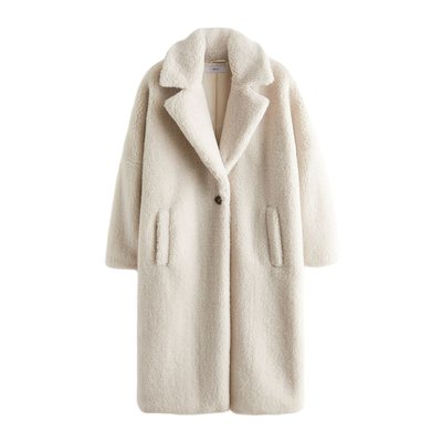 Manteau long mouton retourné femme online