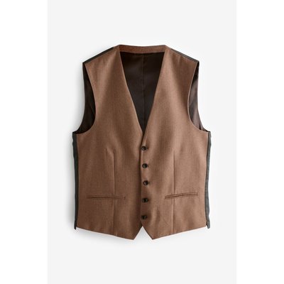 Gilet de costume en flanelle texturée NEXT