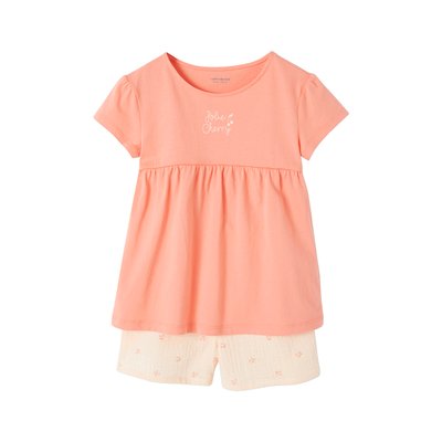 Pyjashort en gaze de coton VERTBAUDET