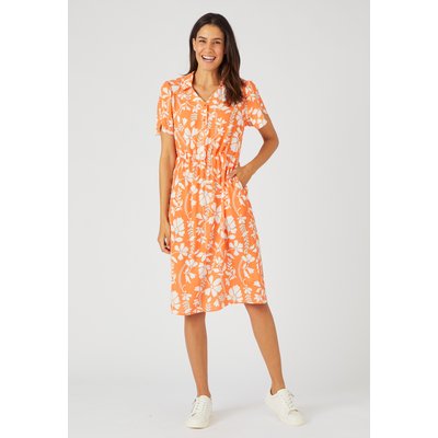Robe crêpe reliéfé DAMART