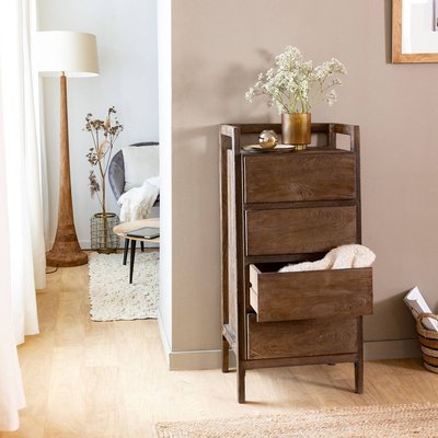 Chiffonnier en bois de manguier marron  EMILE MADE IN MEUBLES 