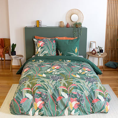 Parure imprimée housse de couette coton, Gigajung C DESIGN HOME TEXTILE