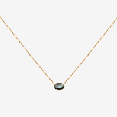Collier doré à l'or fin CAB OVALE CAROLINE NAJMAN