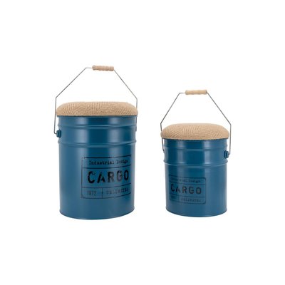 Tabouret/coffre en métal Cargo AUBRY GASPARD