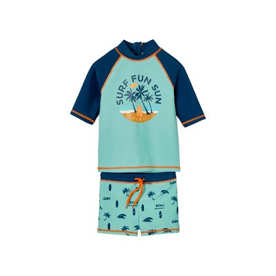 Ensemble de bain T-shirt anti-UV + short VERTBAUDET