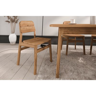 Lot de 1 chaises bois massif, SOLENE BOBOCHIC