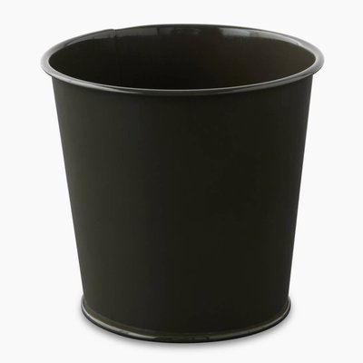 Cache-pot en métal brillant, 13x13x12cm MONOPRIX