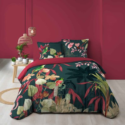 Parure Housse de couette + taie Collection Tropicale Fauvette DOUCEUR D'INTÉRIEUR
