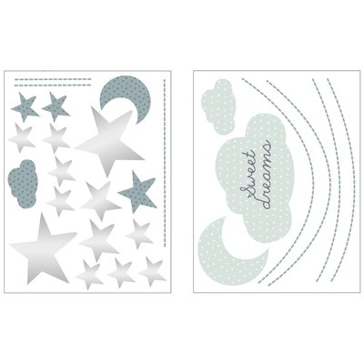 Stickers muraux nuage et étoiles CELESTE SAUTHON