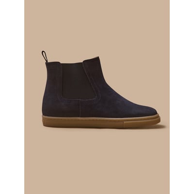 Boots chelsea cuir suédé CYRILLUS