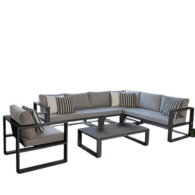 Salon de jardin modulable en aluminium, BELLY AU JARDIN DE CHLOÉ
