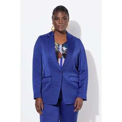 Blazer en tissu texturé avec col à revers ULLA POPKEN