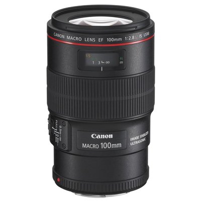 Objectif pour Reflex Plein Format EF 100mm f/2.8 L IS Macro USM CANON