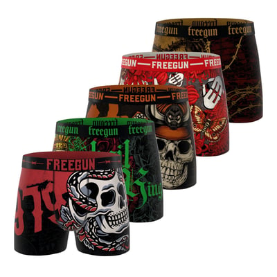 Lot De 5 Boxers Microfibre FREEGUN