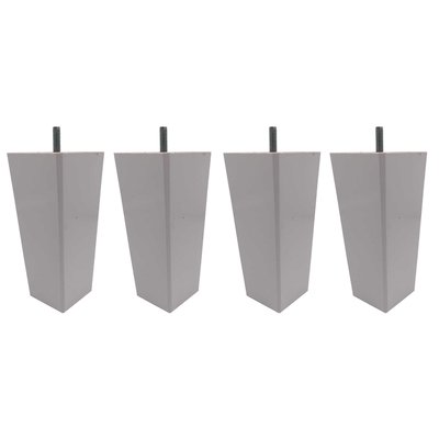 Pied fuseau tronqué gris (lot de 4) SOMEO