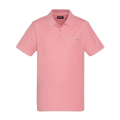 Polo azur en coton piqué SCHOTT