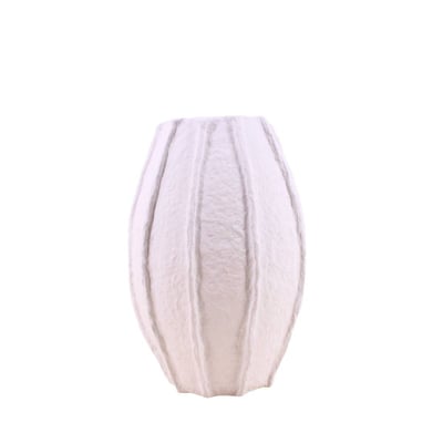 Vase haut en papier maché, H40cm ORNAMI
