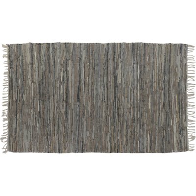 Tapis en cuir et coton, Indio daman RECOLLECTION
