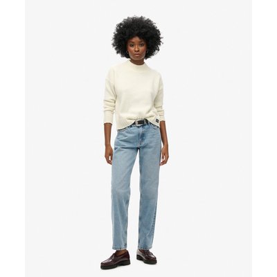 Jean droit à taille mi-haute SUPERDRY