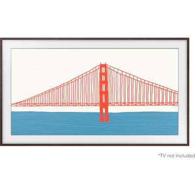 Cadre The Frame couleur Noyer - Compatible TV The Frame 50'' SAMSUNG